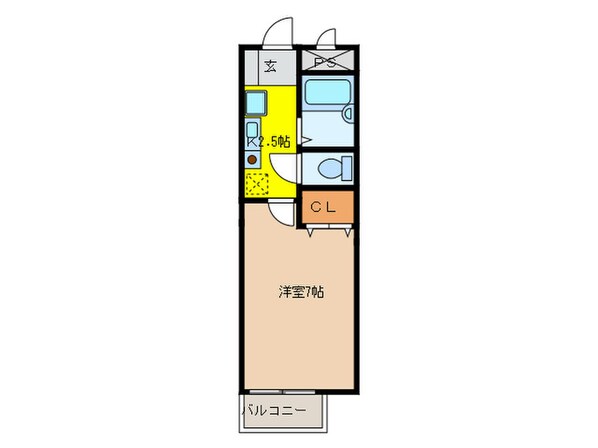 セルカ　フロレスタＢの物件間取画像